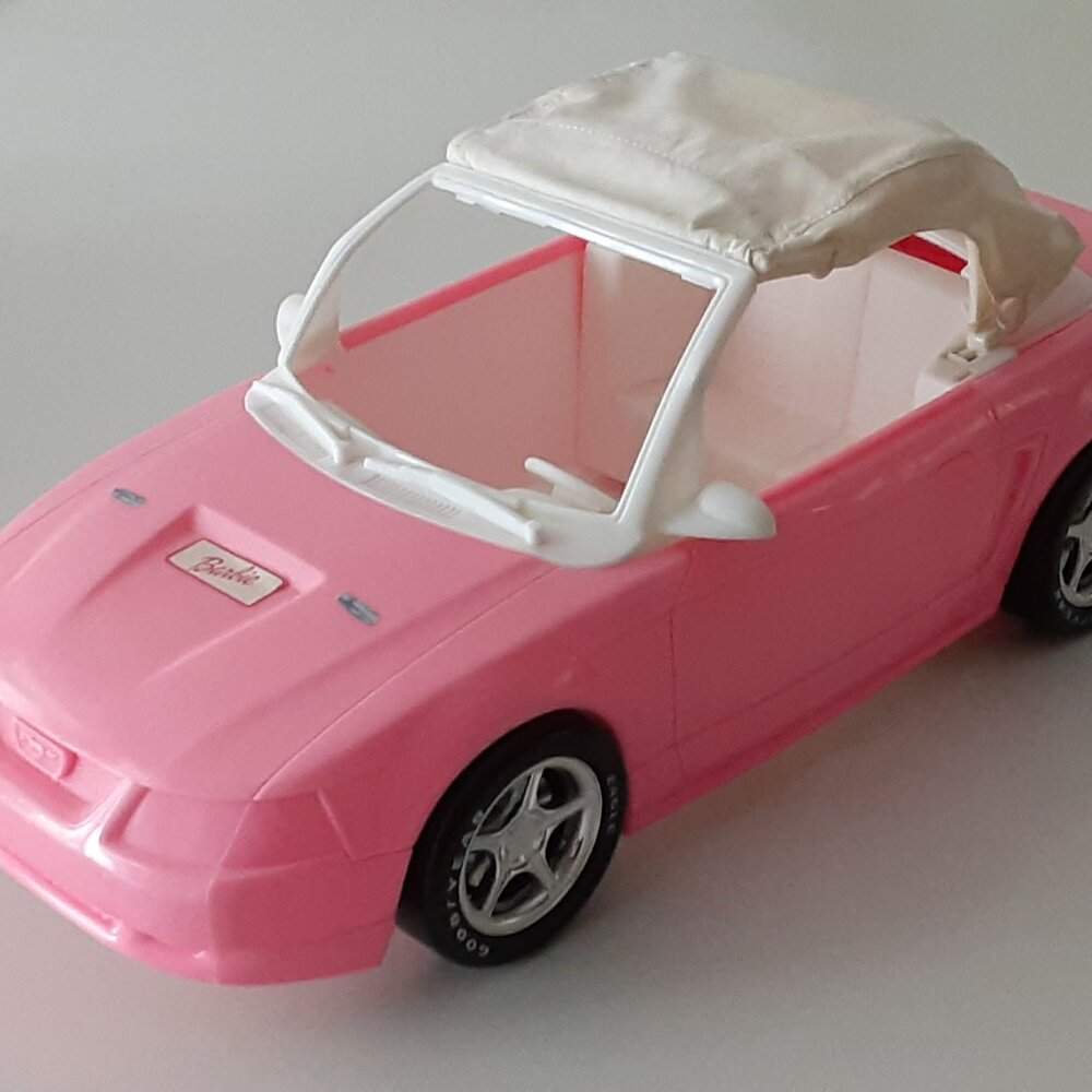 Pink BARBIE Convertible Toy Car
